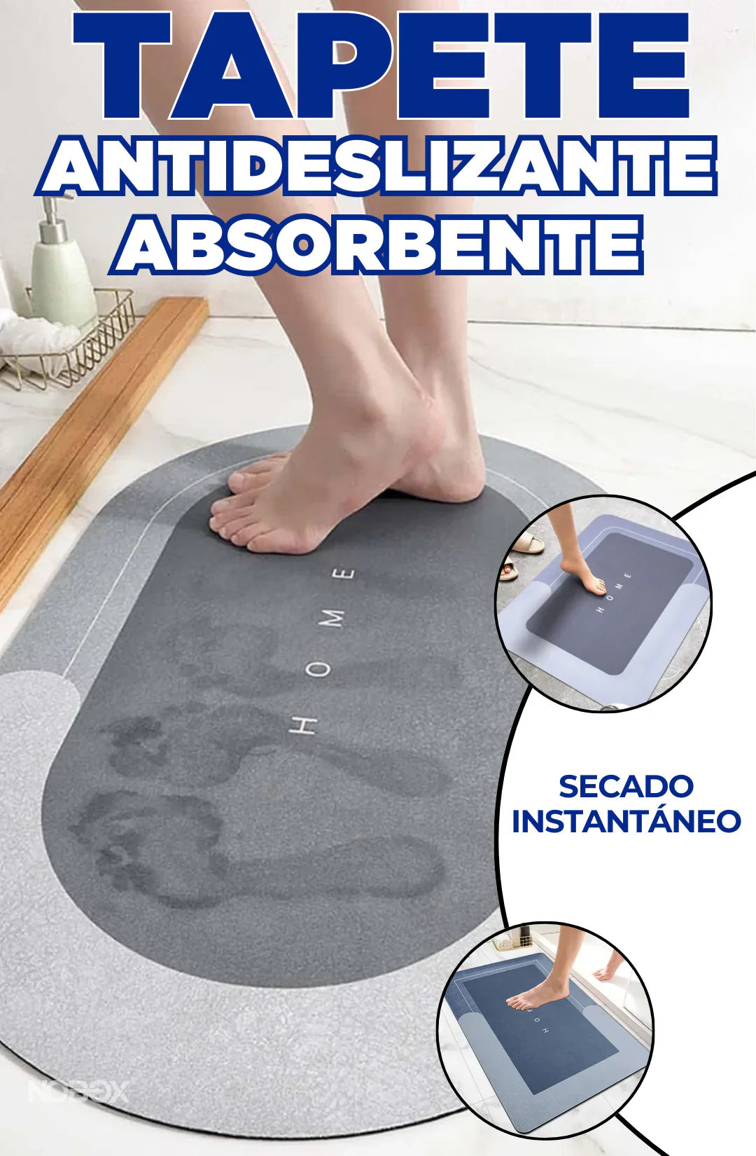 Tapete MEDIANO Ultra Absorbente Antideslizante