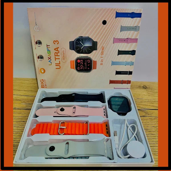 SmartWatch Ultra 3 8en1