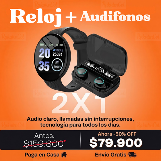 Reloj d18+ Audifonos m30