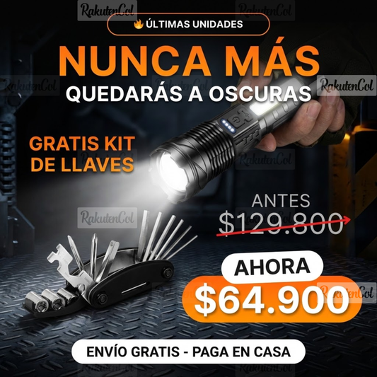 LINTERNA 520 A + LLAVES MULTIUSOS