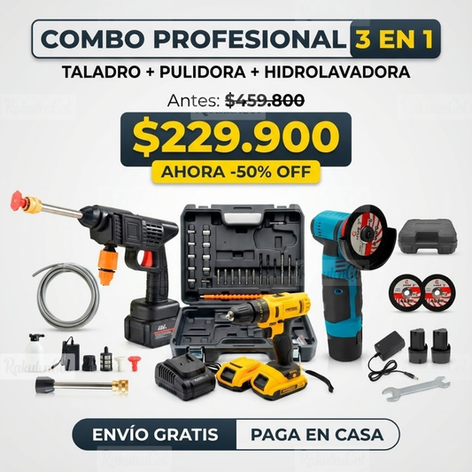 Combo herramientas hogar