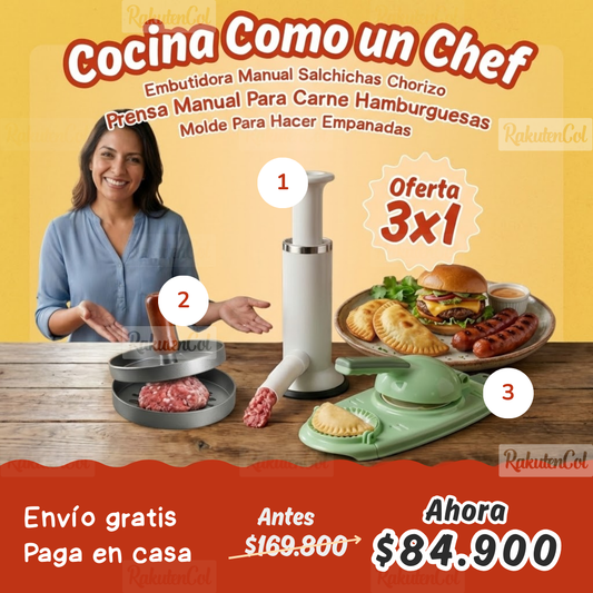 Molde hambueguesa + embutidos salchicha + molde empanada