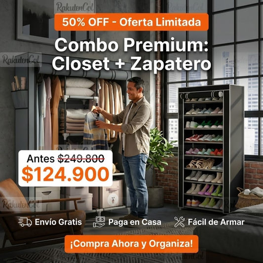 Closet tela + Zapatero tela