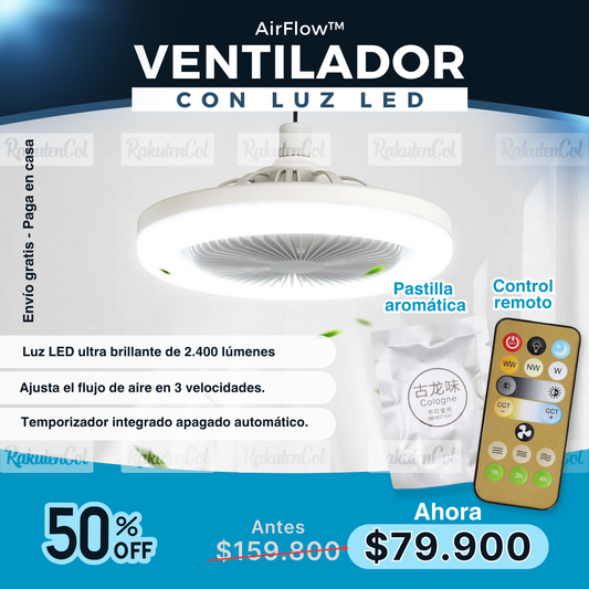 Lampara con ventilador (FI131)