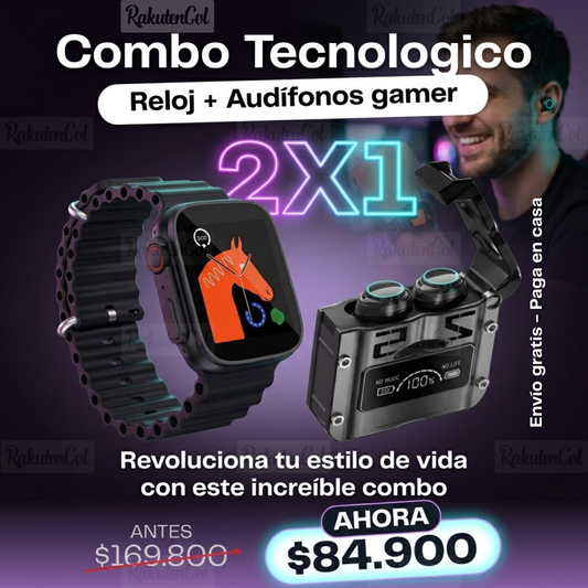 Audifonos M25 + Reloj T500