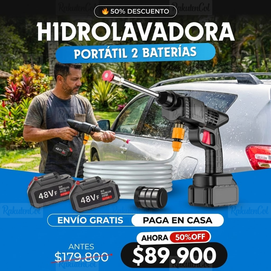 HIDROLAVADORA PORTÁTIL 2 BATERIAS