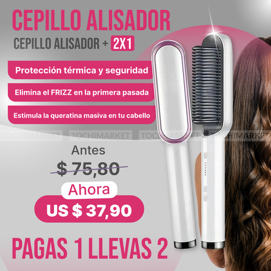 Cepillo Alisador Premium 2X1
