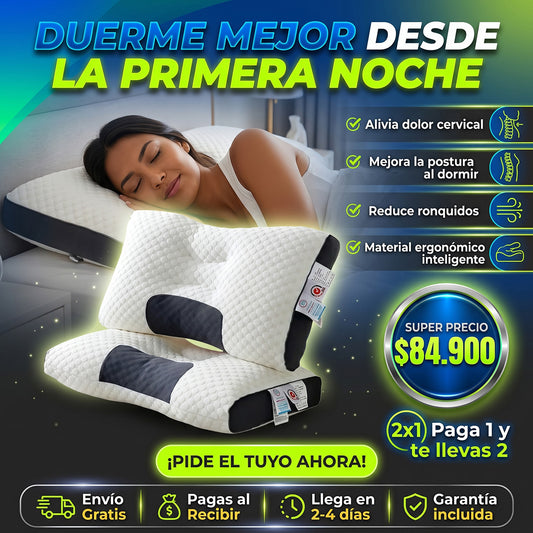 Almohada Ortopédica de Soporte Ergonómico