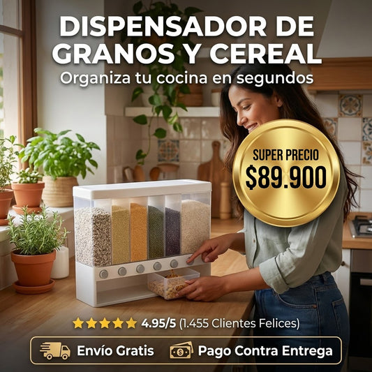 Dispensador de granos 6 botones