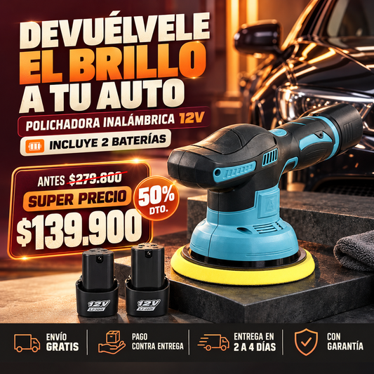 Polichadora Brilladora Inalámbrica