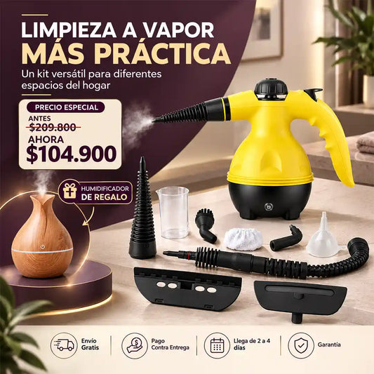 LIMPIADOR A VAPOR REGALO HUMIFICADOR JARRA
