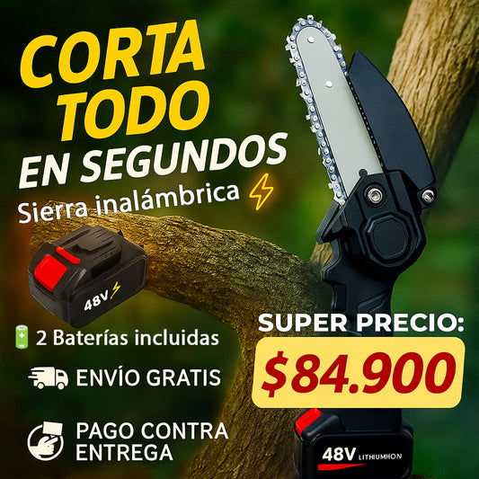 Sierra Inalambrica con 2 Baterias