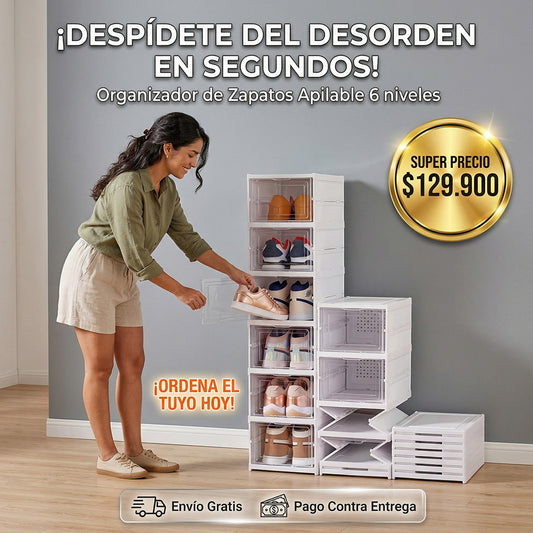 zapatero con tapa en acrilico