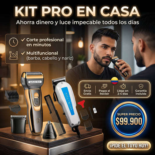 Máquina Peluquera 065 + Patillera Gemy 595