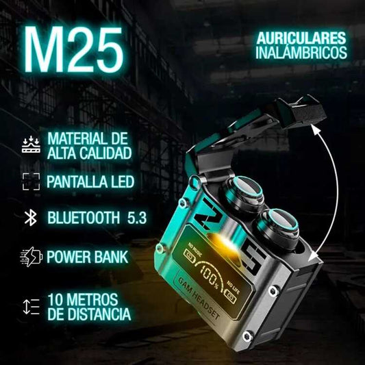 Audífonos Gamer M25 Bluetooth
